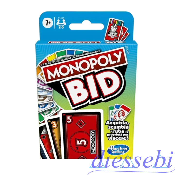Carte da Gioco Monopoly Bid
