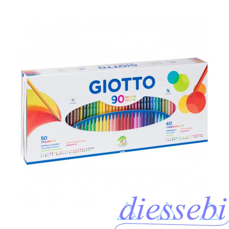 Scatola Giotto 90 Colori