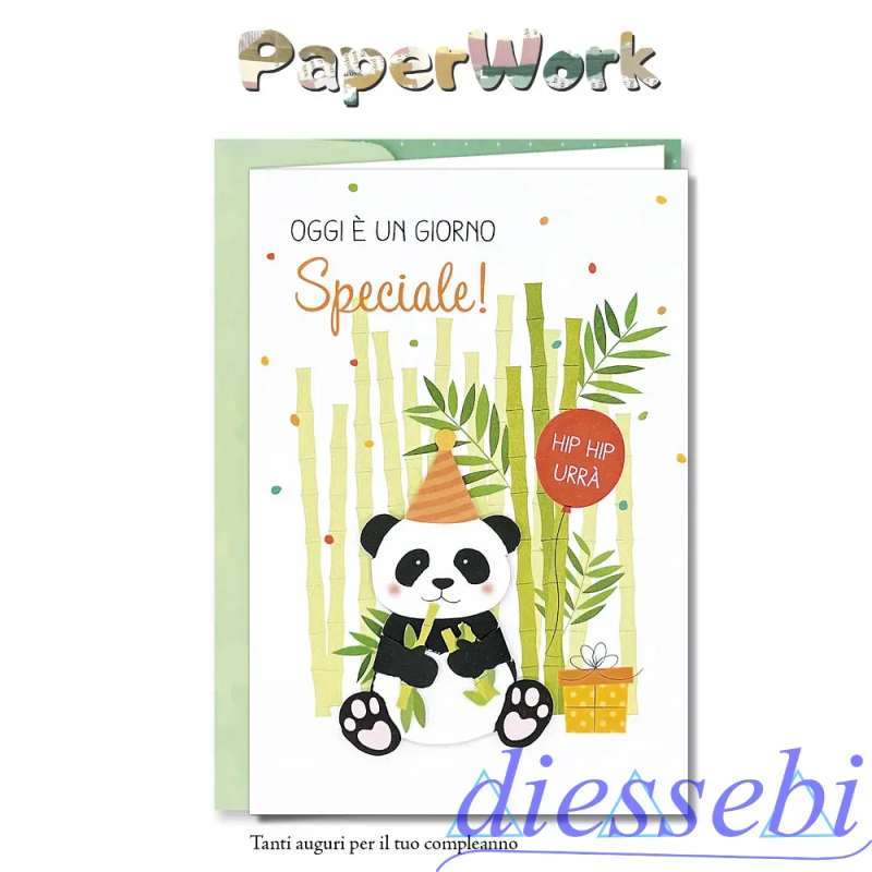 Biglietto PaperWork Compleanno