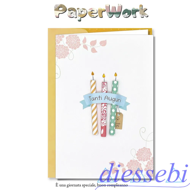 Biglietto PaperWork Compleanno