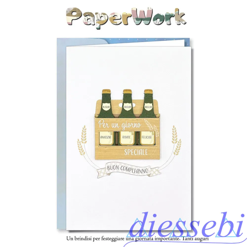 Biglietto PaperWork Compleanno