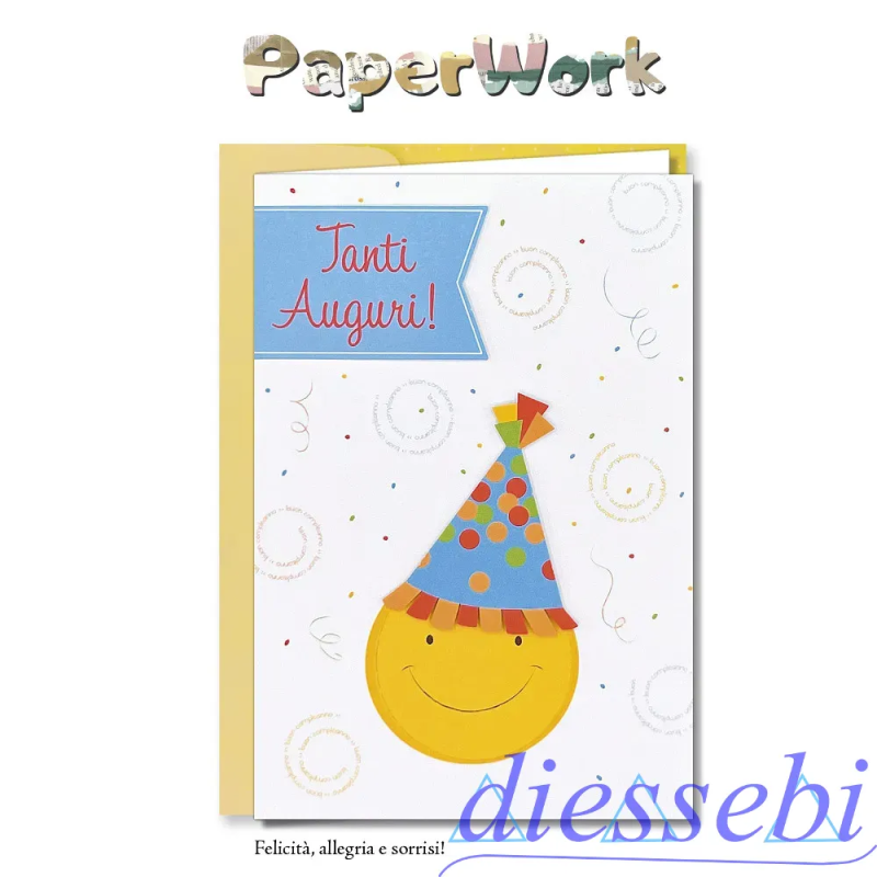 Biglietto PaperWork Compleanno