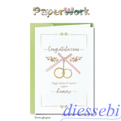 Biglietto PaperWork Matrimonio