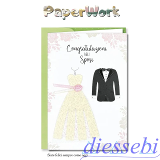 Biglietto PaperWork Matrimonio