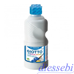 Tempera Acrilica 250ml Giotto Bianco