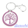 Portachiavi Bagutta Albero della Vita Classico Rosa