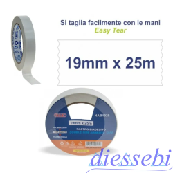 Nastro Biadesivo 19mm x 25m