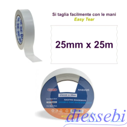 Nastro Biadesivo 25mm x 25m