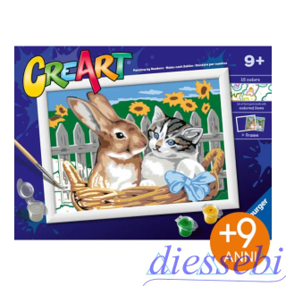 CreArt Coniglio con Gattino Ravensburger