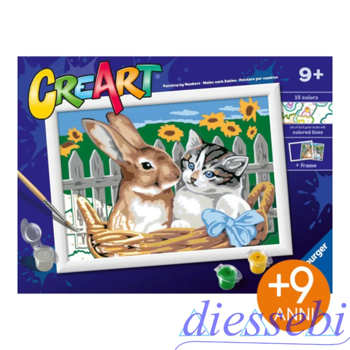 CreArt Coniglio con Gattino Ravensburger
