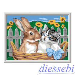 CreArt Coniglio con Gattino Ravensburger