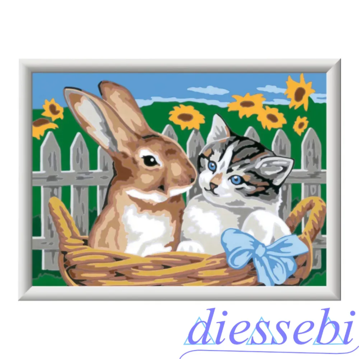 CreArt Coniglio con Gattino Ravensburger