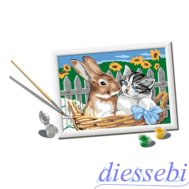 CreArt Coniglio con Gattino Ravensburger