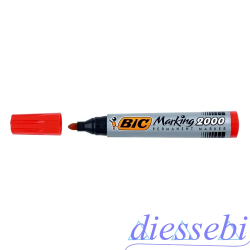 Pennarello Bic 2000 Marking Rosso