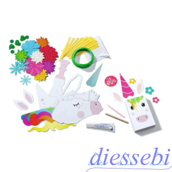 Be Creative Paper Art Fiori e Unicorno Ravensburger