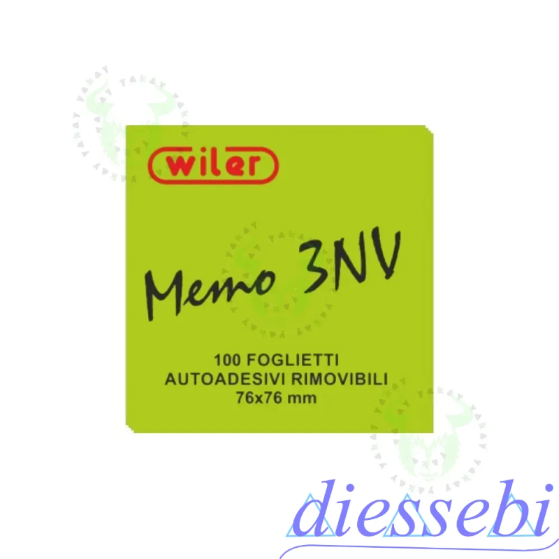 Fogli Autoadesivi Rimovibili Verde Wiler