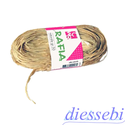 Rafia Naturale Vegetale 50gr Deco CWR