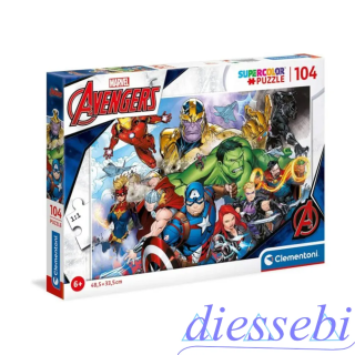 Puzzle Maxi Avengers Super Color Clementoni