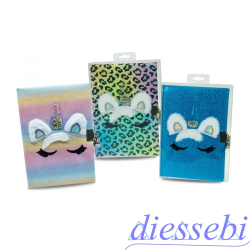 Diario Segreto Unicorno Glitter con Lucchetto