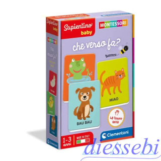 Sapientino Baby Che Verso Fa Montessori Clementoni