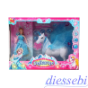 Bambola con Unicorno Apel Plasti