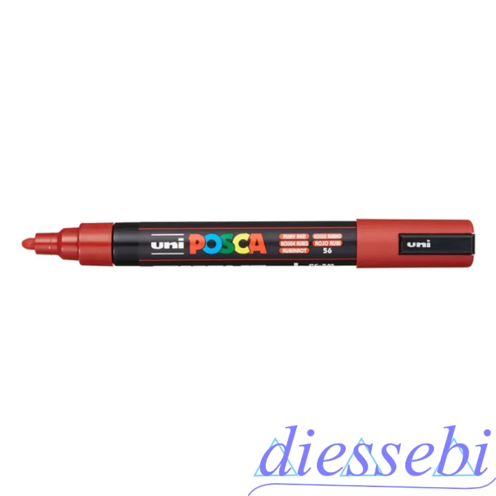 Uni Posca Medio Rosso Rubino