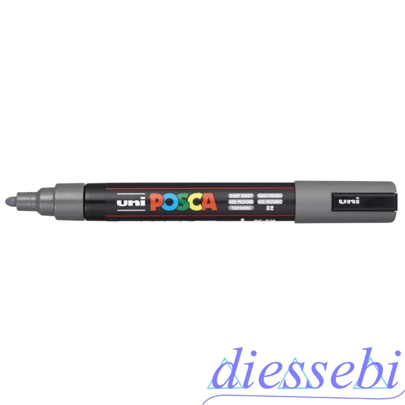 Uni Posca Medio Grigio Scuro