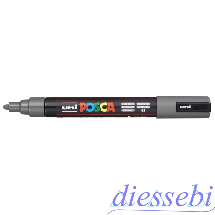 Uni Posca Medio Grigio Scuro