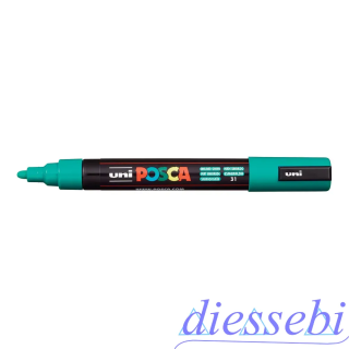 Uni Posca Medio Verde Smeraldo