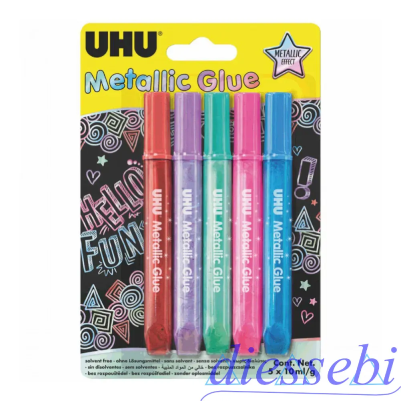 Colla Glitter Metallic Effect UHU