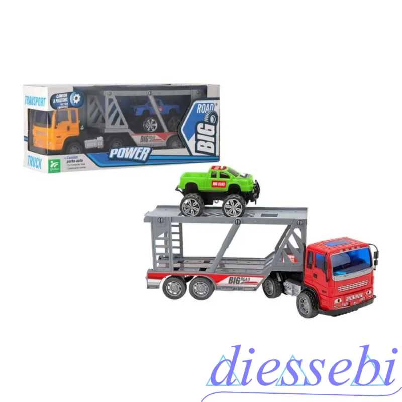 Camion Bisarca con Auto Power Big Road