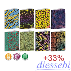 Maxi 24 Fogli 100gr Wild Colors Blasetti 5mm