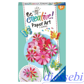 Be Creative Paper Art Fiori Ravensburger