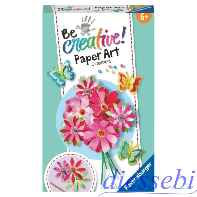 Be Creative Paper Art Fiori Ravensburger