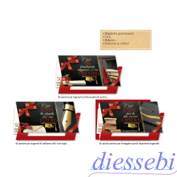 Biglietto Portasoldi Laurea Elegante