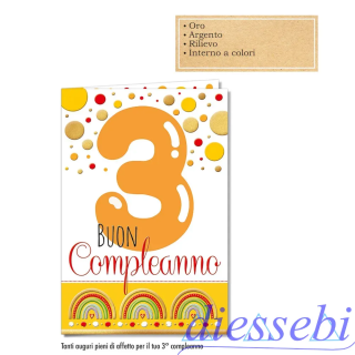 Biglietto 3 Anni Rainbow