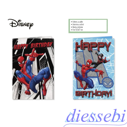 Biglietto Compleanno Spiderman Marvel