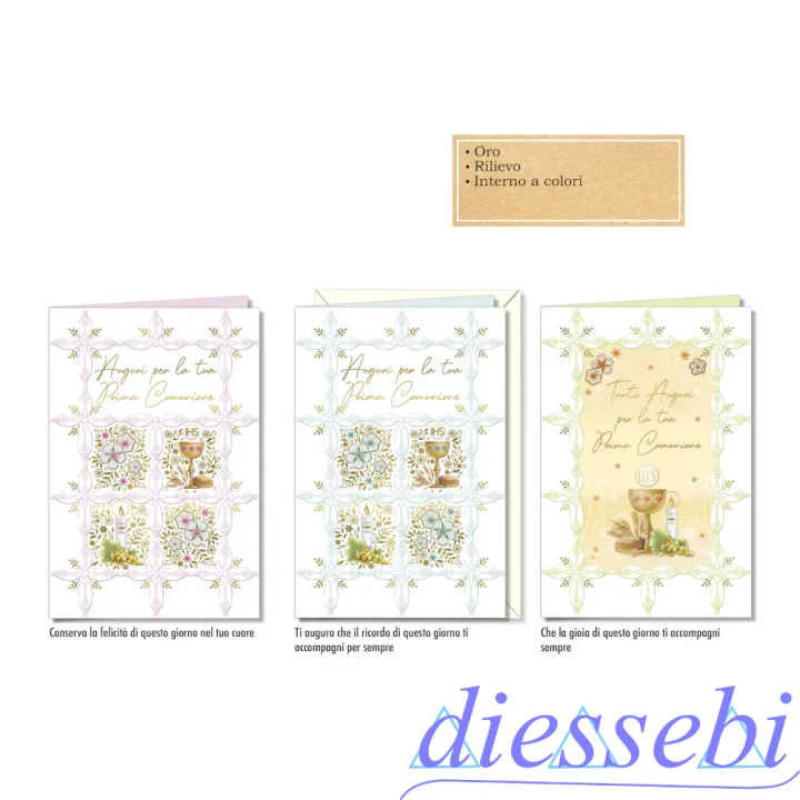 Biglietto Prima Comunione Classic