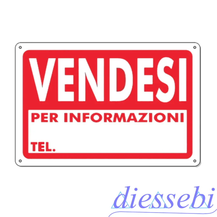 Cartello Vendesi in PVC