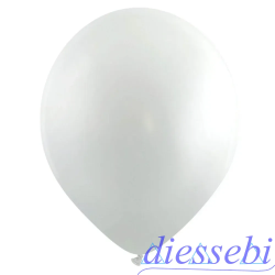 Palloncino Lattice 12'' Metal Bianco Fashion