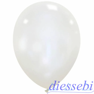 Palloncino Lattice 13'' Metal Bianco