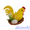 Gallina con Uovo Due Esse
