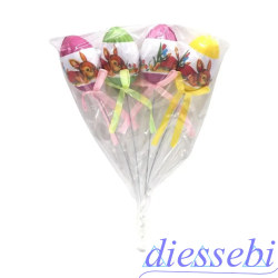 Set 4 Uova Colorate con Stecco