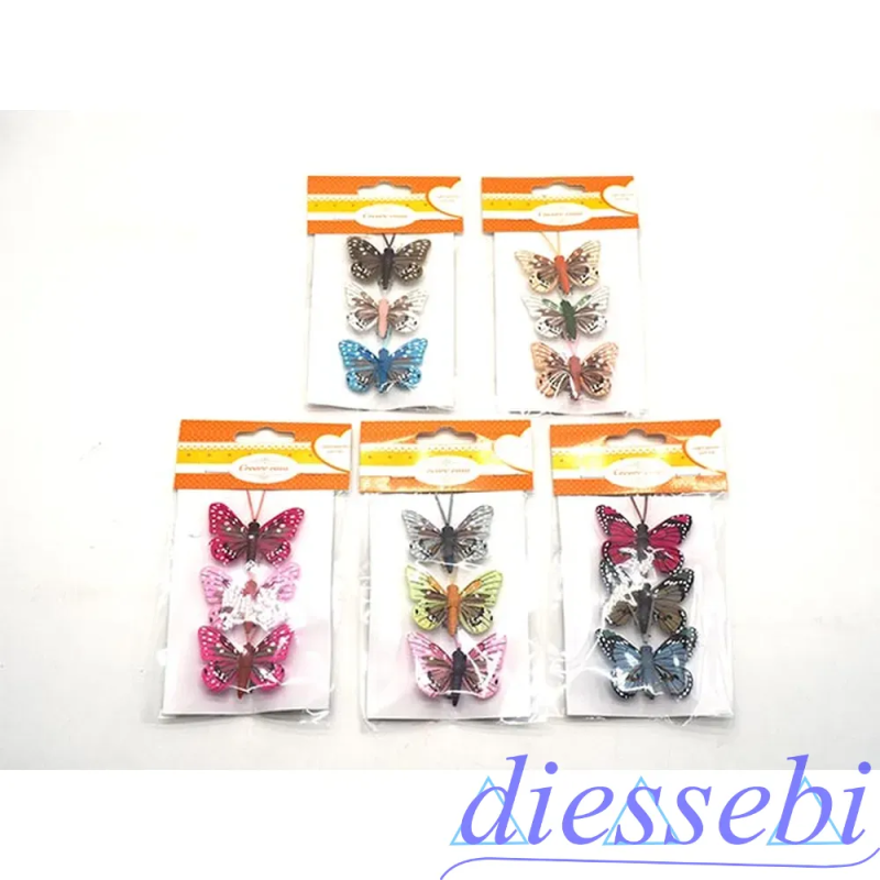 Set 3 Farfalle con Clip