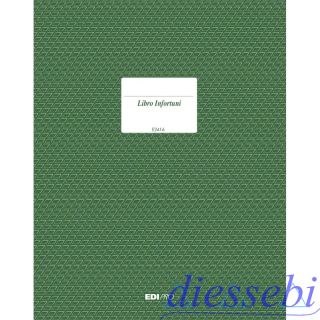 Registro Libro Infortuni A4 7 pagine EdiPro