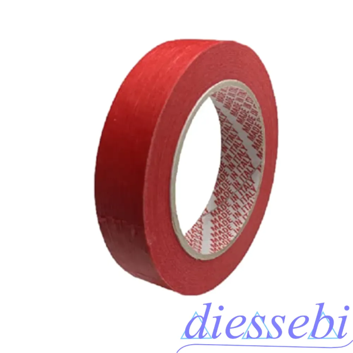 Nastro per Mascheratura Rosso 25mm x 50m