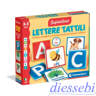 Sapientino Lettere Tattili 3-5 Anni Clementoni