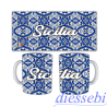 Tazza in Ceramica Piastrelle - Sicilia Gadget