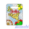 Sottopentola Mosaico - Sicilia Gadget