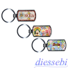 Portachiavi in Mettallo Rettangolare Sicilia - Sicilia Gadget